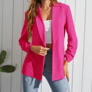 SHEIN Hot Pink Blazer